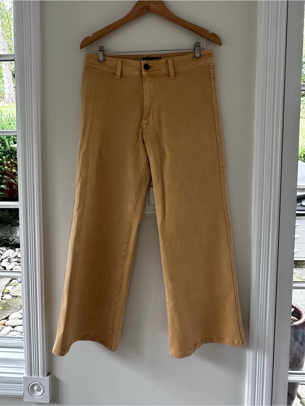 Kut from the Kloth Wide-Leg Chinos in Mustard